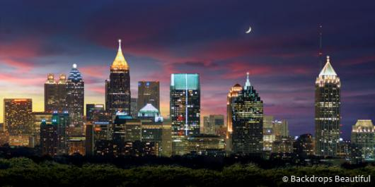 Atlanta Skyline Backdrop