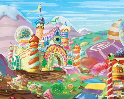 Candyland Backdrops 10 x 8