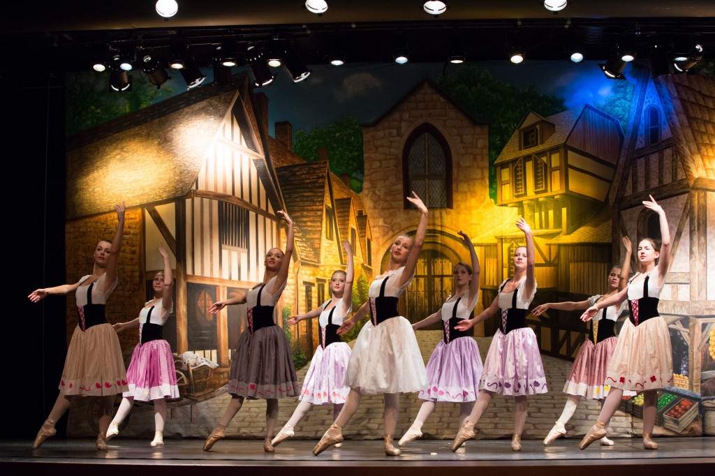 Dance Recital - Medieval Village Backdrop