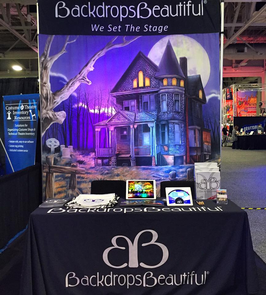 USITT 2016 - Haunted House 1 backdrop