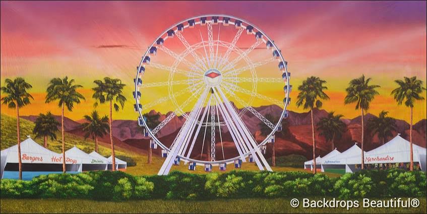 Ferris Wheel Backdrop