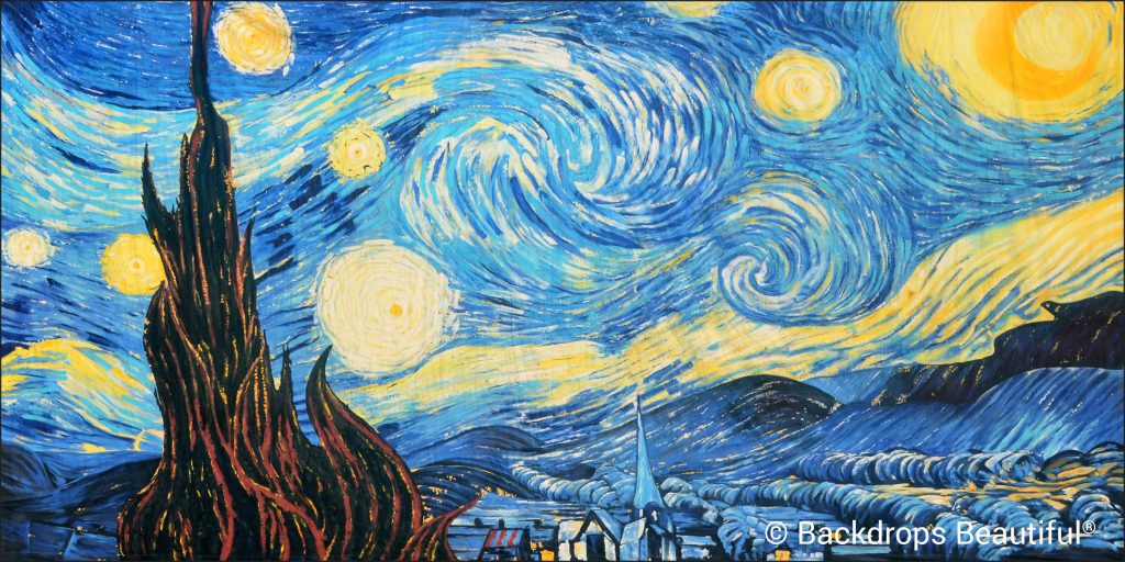 Van Gogh 1 Starry Night Beautiful Backdrop