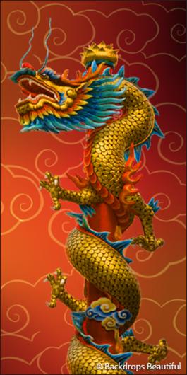 Backdrops: Asian Dragon 3 (Alt View)