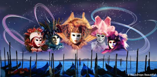 Backdrops: Venetian Masks 2