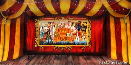 Backdrops: Circus  7 Big Top