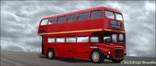 Backdrops: London Bus 1 Red