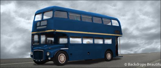 Backdrops: London Bus 2 Blue