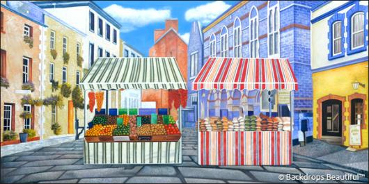 Backdrops: Sidewalk Market 1