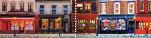 Backdrops: European Street Scene 10B Panel