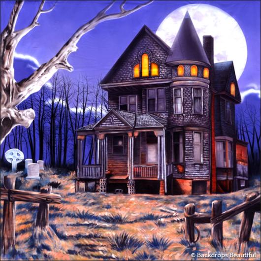Backdrops: Haunted House 1