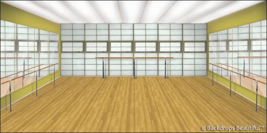 Backdrops: Dance Studio 2