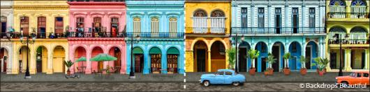 Backdrops: Havana Streets 2 Panel