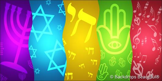 Backdrops: Jewish Symbols 1
