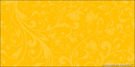 Backdrops: Floral 6 Yellow