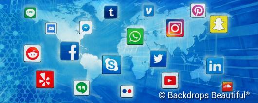 Backdrops: Social Media 2