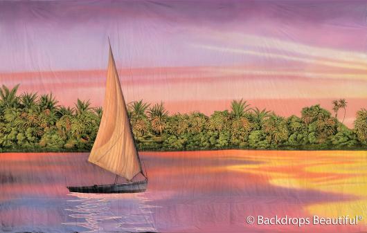 Backdrops: Sunset Sail 1