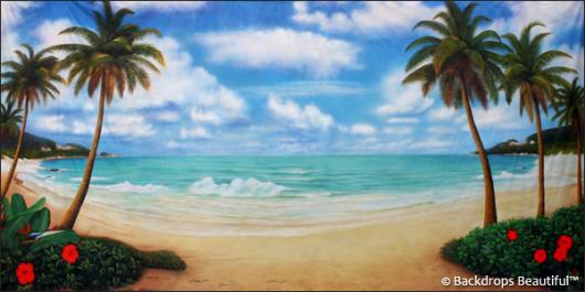 Backdrops: Tropical Beach 12B