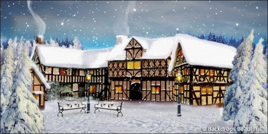 Backdrops: Winter Village 6B