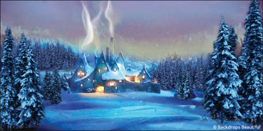 Backdrops: Winter Village 1
