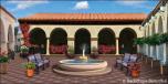 Backdrops: Spanish Courtyard 3
