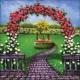 Backdrops: Rose Garden 1