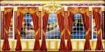 BackDrops: Mansion View 4 Drapes