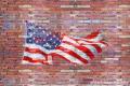 Backdrops: Brickwall 3 Flag
