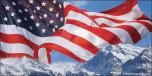 BackDrops: USA Flag 5 Mountain