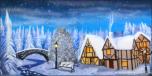 BackDrops: Winter Village 2A