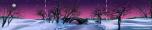 BackDrops: Winter Twilight 1 Panel