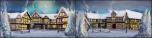 BackDrops: Winter Village 2C Panel