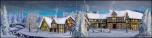BackDrops: Winter Village 2B Panel