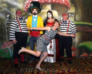 Alice In Wonderland 3 Backdrop - 30X15 - NACE Austin Eat The Heat Event Pic2