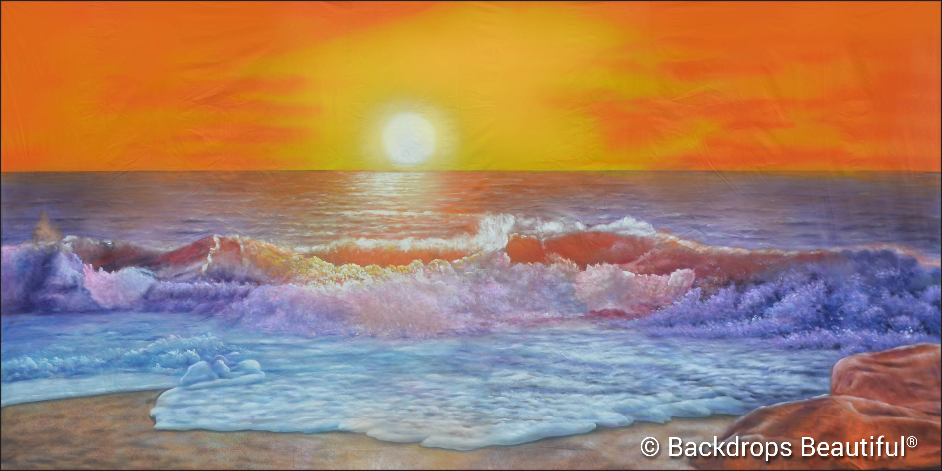 Beautiful Sunset Coaster-Sunrise beach sea Rose Vacances Cool Fun Cadeau #8647 