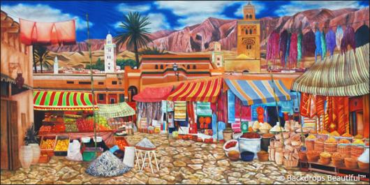 Backdrops: Street Market 3