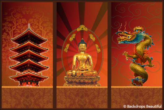 Backdrops: Asian Panel 1