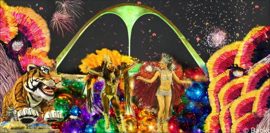 Carnival Rio Backdrop 2 | Backdrops Beautiful