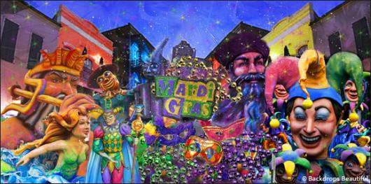 Backdrops: Mardi Gras 1