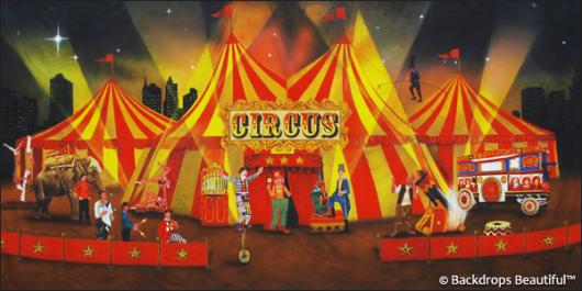 Backdrops: Circus  1E Clown