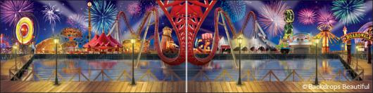 Backdrops: Boardwalk 4 Panel