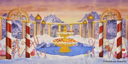 Backdrops: Candy Castle 1 Fountain