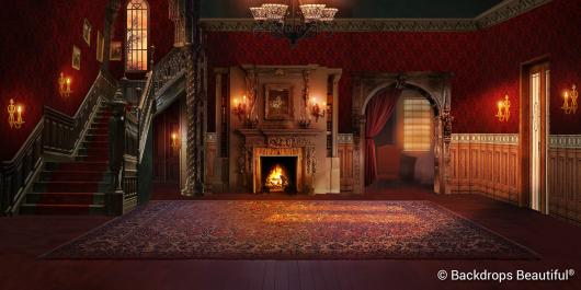 Backdrops: Haunted Mansion 6