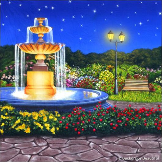 Backdrops: Garden 1 Fountain