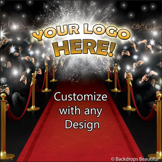 Backdrops: Custom Your Logo Here Digital 1