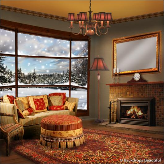 Backdrops: Living Room 5 Winter