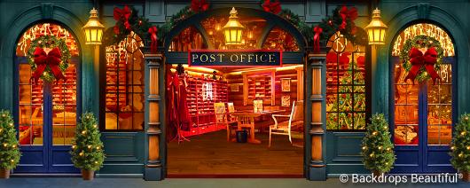 Backdrops: Xmas Post Office 2