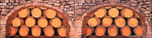 Backdrops: Wine Cellar 2 Panel