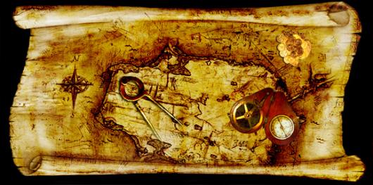 Backdrops: Treasure Map 4