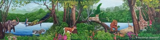 Backdrops: Jungle Animals 2