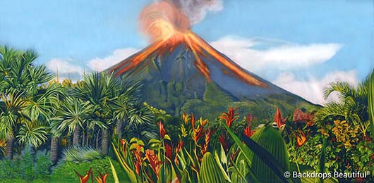 Backdrops: Volcano 1